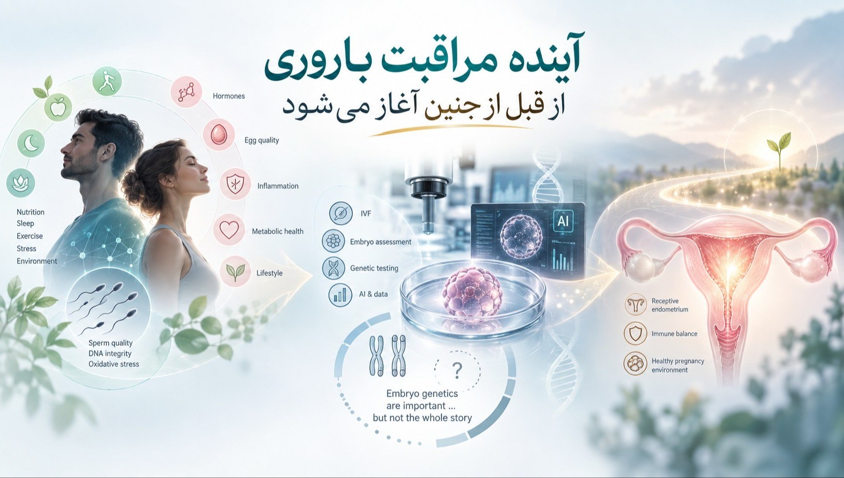 آینده مراقبت باروری از قبل از جنین آغاز می‌شود